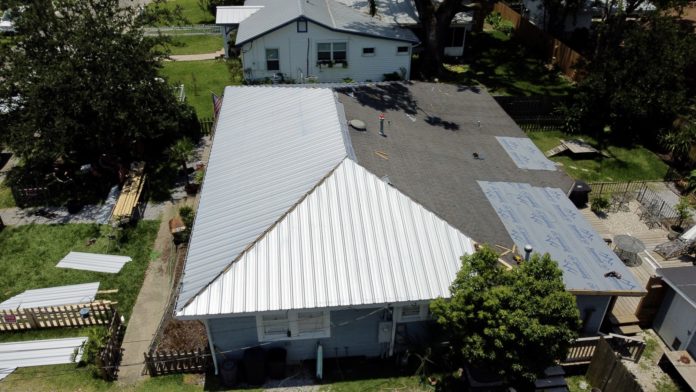 corrugated metal roof installation