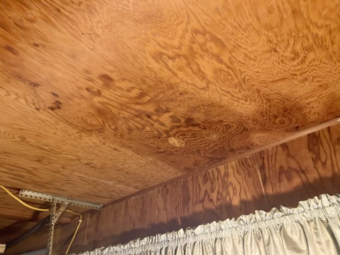 roof leak